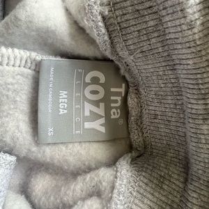 Tna cozy fleece mega crop sweater pant